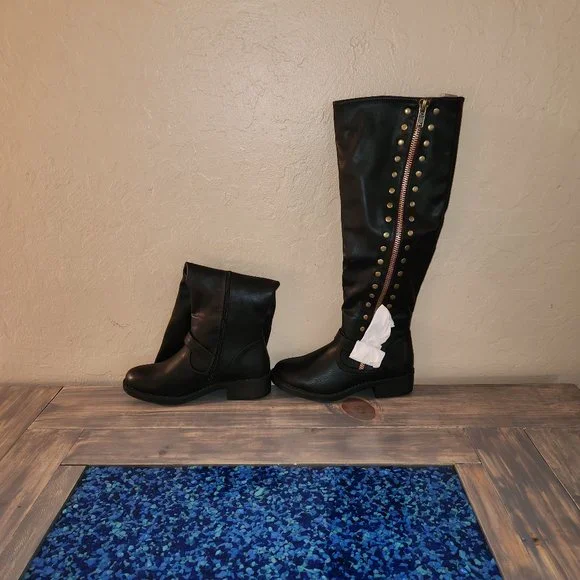 Refresh Shoes Refresh Megen3 Women Knee High Military Combat